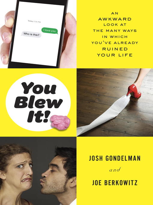 Title details for You Blew It! by Josh Gondelman - Available